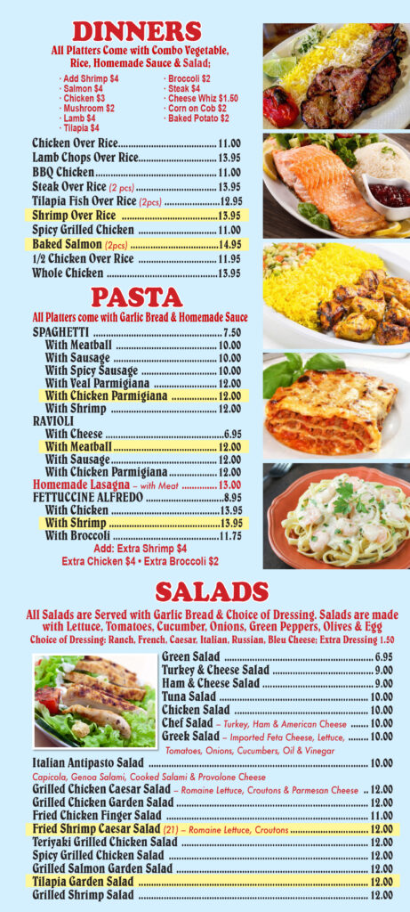 Pizza Power Our Menu Pizza Menu 3 Salads