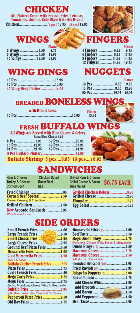 Pizza Power Our Menu Pizza Menu 4 Chicken