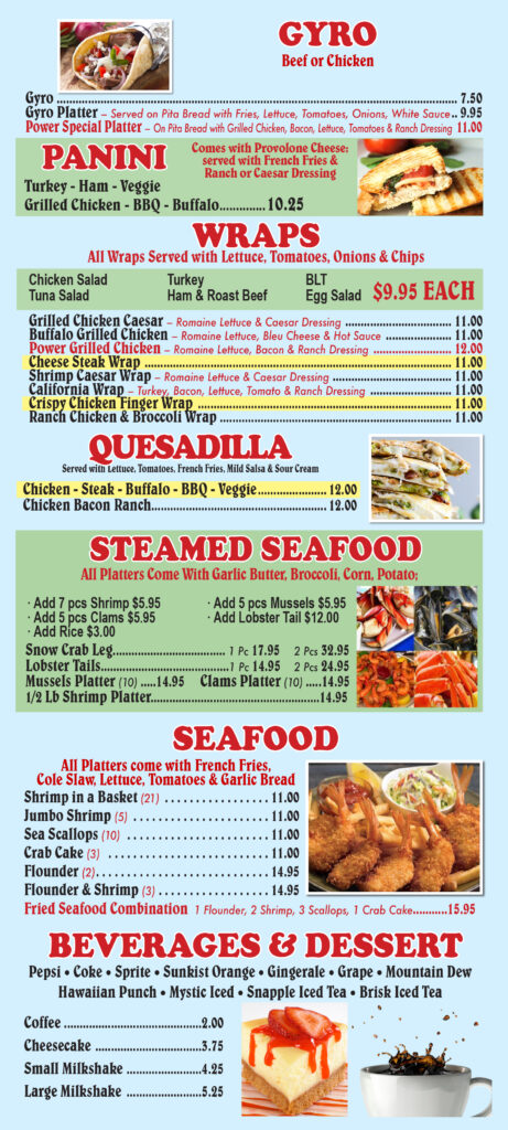 Pizza Power Our Menu Pizza Menu 5